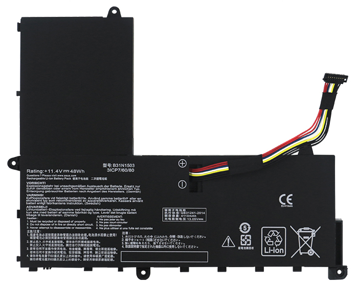 Laptop Accu Verenigbaar voor ASUS EeeBook-E202SA-FD0011T