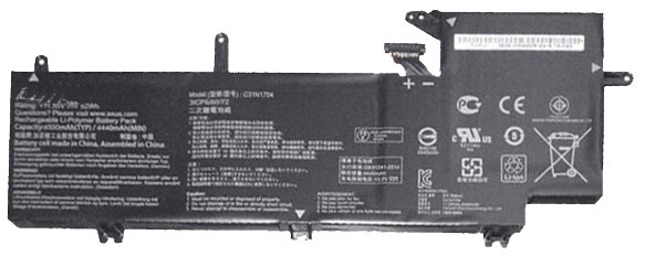 Laptop Accu Verenigbaar voor ASUS UX561UD-BO009T