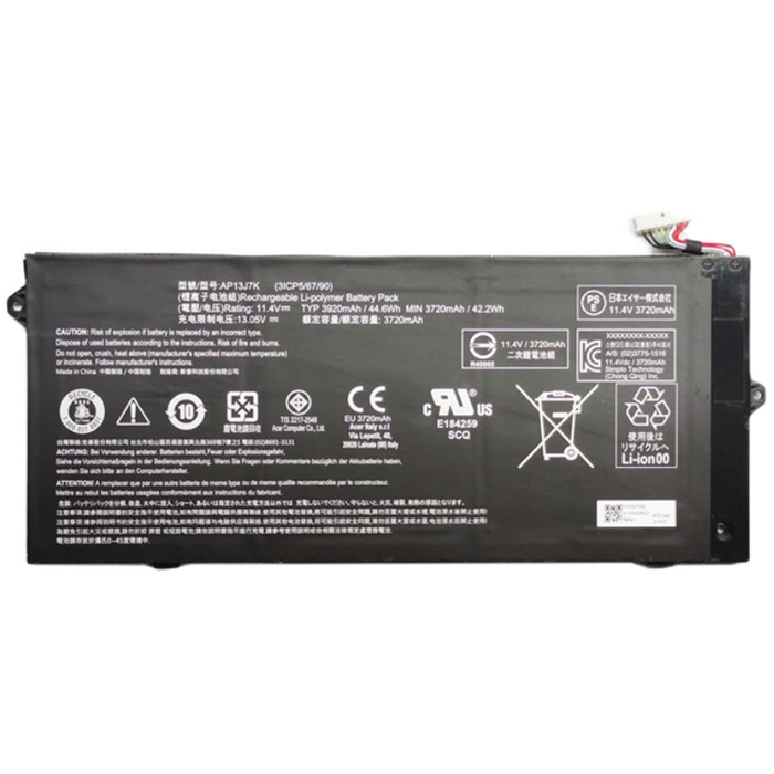 verenigbaar voor ACER AP13J7K Laptop Accu Laptop Accu Verenigbaar voor ACER AP13J7K
