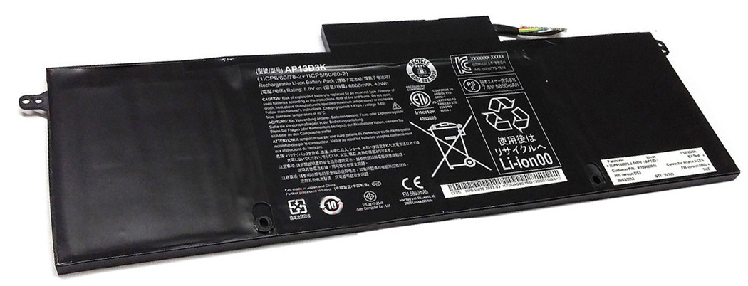 verenigbaar voor ACER AP13D3K Laptop Accu Laptop Accu Verenigbaar voor ACER AP13D3K
