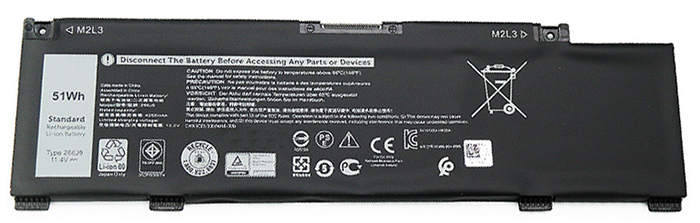 verenigbaar voor Dell G7-15-7590 Laptop Accu Laptop Accu Verenigbaar voor Dell G7-15-7590
