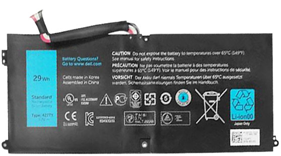 verenigbaar voor Dell 427TY Laptop Accu Laptop Accu Verenigbaar voor Dell 427TY