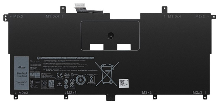 verenigbaar voor Dell XPS-13-9365 Laptop Accu Laptop Accu Verenigbaar voor Dell XPS-13-9365