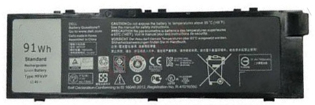 Laptop Accu Verenigbaar voor Dell MFKVP