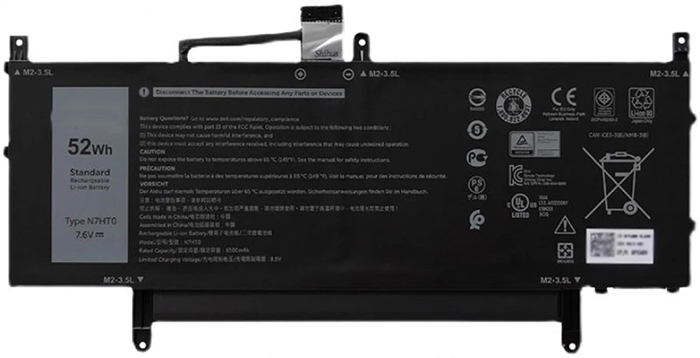 verenigbaar voor Dell N7HT0 Laptop Accu Laptop Accu Verenigbaar voor Dell N7HT0