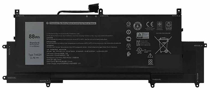 verenigbaar voor Dell TVKGH Laptop Accu Laptop Accu Verenigbaar voor Dell TVKGH