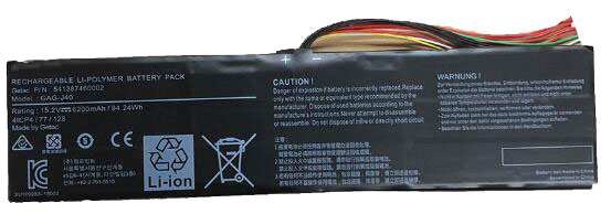 verenigbaar voor GIGABYTE Aero-15-Series Laptop Accu Laptop Accu Verenigbaar voor GIGABYTE Aero-15-Series