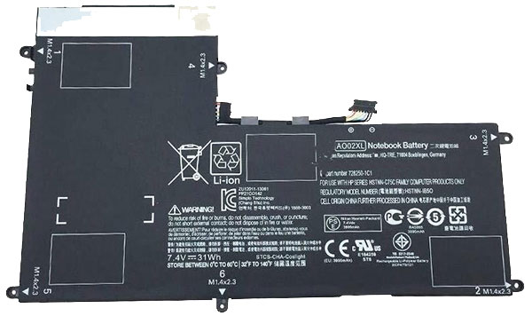 verenigbaar voor HP HSTNN-C75C Laptop Accu Laptop Accu Verenigbaar voor HP HSTNN-C75C