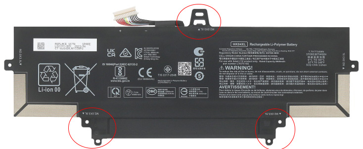 verenigbaar voor HP EliteBook-x360-1040-G7-8WA61AV Laptop Accu Laptop Accu Verenigbaar voor HP EliteBook-x360-1040-G7-8WA61AV