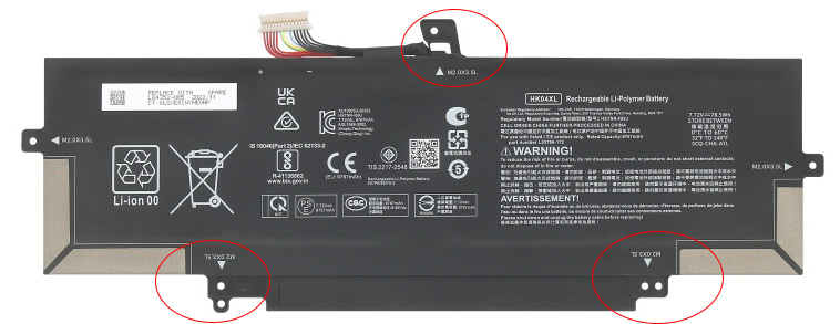 verenigbaar voor HP L79376-1B1 Laptop Accu Laptop Accu Verenigbaar voor HP L79376-1B1