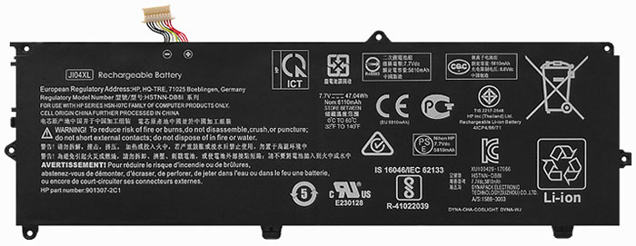 verenigbaar voor HP HSTNN-UB7E Laptop Accu Laptop Accu Verenigbaar voor HP HSTNN-UB7E