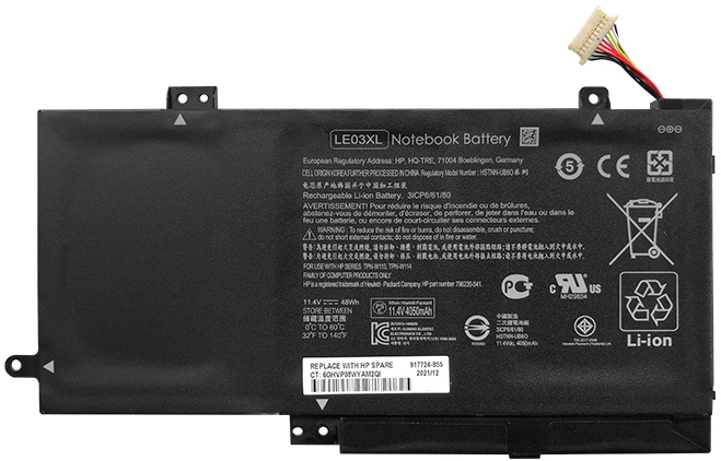 verenigbaar voor HP LE03XL Laptop Accu Laptop Accu Verenigbaar voor HP LE03XL