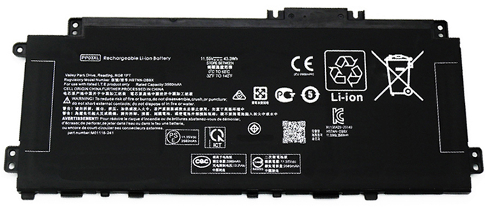 verenigbaar voor HP Pavilion-X360-Convertible-14-DW1026NIA Laptop Accu Laptop Accu Verenigbaar voor HP Pavilion-X360-Convertible-14-DW1026NIA