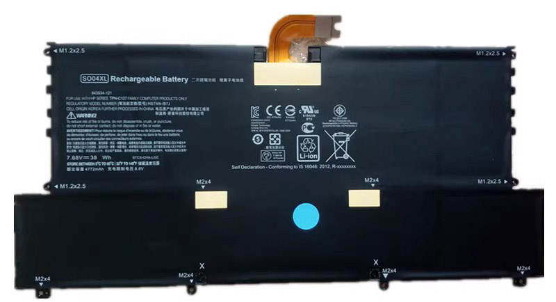verenigbaar voor HP 843534-1C1 Laptop Accu Laptop Accu Verenigbaar voor HP 843534-1C1