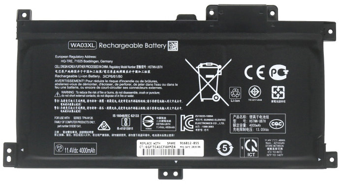 verenigbaar voor HP Pavilion-x360-15-br100NV Laptop Accu Laptop Accu Verenigbaar voor HP Pavilion-x360-15-br100NV
