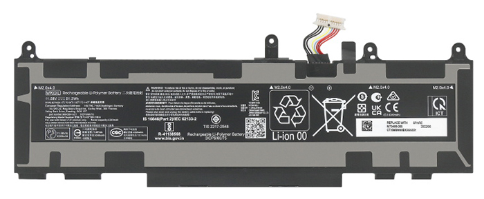 verenigbaar voor HP EliteBook-835--G10 Laptop Accu Laptop Accu Verenigbaar voor HP EliteBook-835--G10