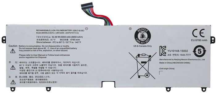 verenigbaar voor LG Gram-13Z970 Laptop Accu Laptop Accu Verenigbaar voor LG Gram-13Z970
