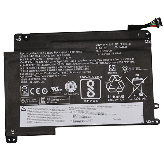 verenigbaar voor LENOVO ThinkPad-Yoga-460-20EM Laptop Accu Laptop Accu Verenigbaar voor LENOVO ThinkPad-Yoga-460-20EM
