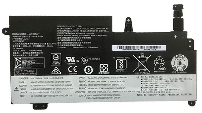 verenigbaar voor LENOVO Thinkpad-New-S2-2018(20L1A00JCD) Laptop Accu Laptop Accu Verenigbaar voor LENOVO Thinkpad-New-S2-2018(20L1A00JCD)