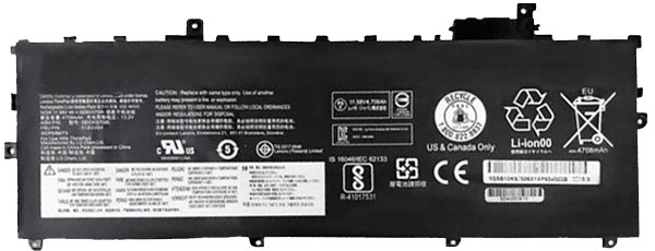 verenigbaar voor LENOVO ThinkPad-X1-Carbon-2018 Laptop Accu Laptop Accu Verenigbaar voor LENOVO ThinkPad-X1-Carbon-2018