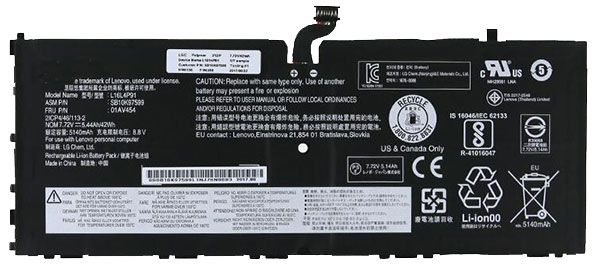 verenigbaar voor LENOVO SB10K97599 Laptop Accu Laptop Accu Verenigbaar voor LENOVO SB10K97599