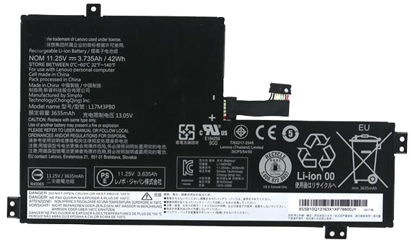 verenigbaar voor LENOVO 3ICP5/55/90 Laptop Accu Laptop Accu Verenigbaar voor LENOVO 3ICP5/55/90