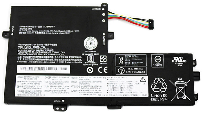 verenigbaar voor LENOVO L18C3PF7 Laptop Accu Laptop Accu Verenigbaar voor LENOVO L18C3PF7