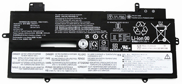verenigbaar voor LENOVO SB10T83215 Laptop Accu Laptop Accu Verenigbaar voor LENOVO SB10T83215