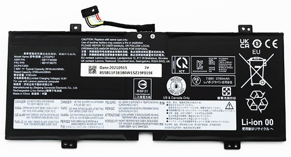 verenigbaar voor Lenovo L21C2PG1 Laptop Accu Laptop Accu Verenigbaar voor Lenovo L21C2PG1