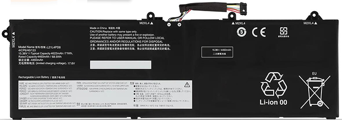 verenigbaar voor LENOVO L21L4PD8 Laptop Accu Laptop Accu Verenigbaar voor LENOVO L21L4PD8