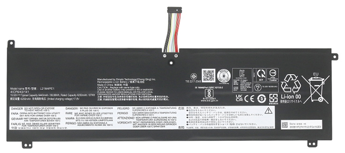 verenigbaar voor LENOVO L21M4PE1 Laptop Accu Laptop Accu Verenigbaar voor LENOVO L21M4PE1