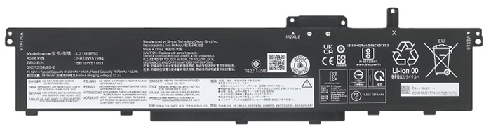 verenigbaar voor LENOVO L21D6P70 Laptop Accu Laptop Accu Verenigbaar voor LENOVO L21D6P70