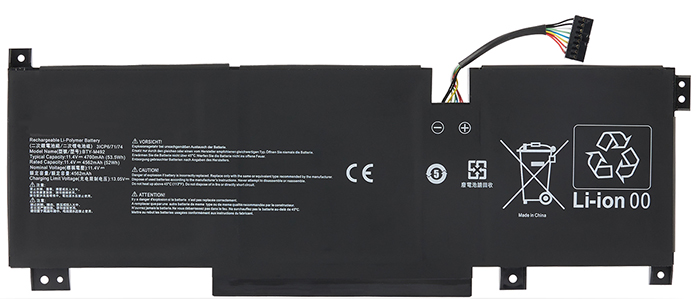 verenigbaar voor MSI Pulse-GL76-11UDK-022TW Laptop Accu Laptop Accu Verenigbaar voor MSI Pulse-GL76-11UDK-022TW