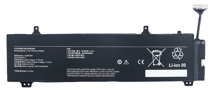 verenigbaar voor XIAOMI G16B03W Laptop Accu Laptop Accu Verenigbaar voor XIAOMI G16B03W