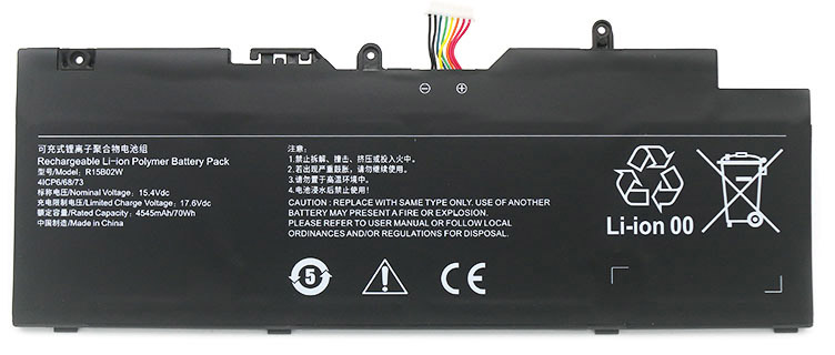 verenigbaar voor XIAOMI Redmi-Pro-15-R7 Laptop Accu Laptop Accu Verenigbaar voor XIAOMI Redmi-Pro-15-R7