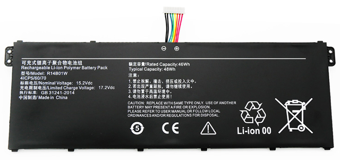 verenigbaar voor XIAOMI XMA2002-AJ Laptop Accu Laptop Accu Verenigbaar voor XIAOMI XMA2002-AJ